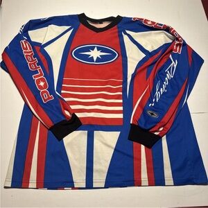 Polaris Race Jersey Red/White/Blue (LARGE)